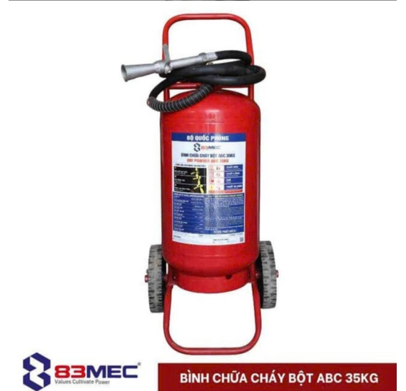 BÌNH CHỮA CHÁY 35KG BỘ QUỐC PHÒNG